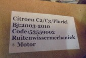 Thumbnail 3 van Citroen C3 - C2 ('03-'10) Ruitenwissermechaniek + Motor