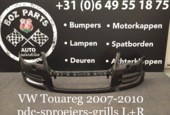 VW Touareg voorbumper met grills origineel 2007-2010