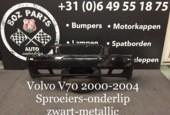 Volvo V70 voorbumper zwart metallic 2000-2004 origineel