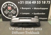 Afbeelding 1 van VW Golf 6 Achterbumper met diffuser origineel 2008-2012