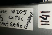 Thumbnail 19 van Voorbumper C205 C43 AMG C-klasse W205 COMPLEET GRILLE 6X PDC