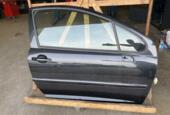 Portier 3-deurs Peugeot 207 zwart, kleurcode EXLD