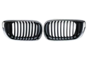 Afbeelding 1 van BMW 3-serie E46 ('02-'05) Chrome grill nieren