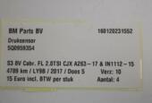 Thumbnail 5 van Druk sensor Audi S3 8V Cabrio Facelift 5Q0959354
