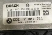 Thumbnail 3 van DDE ECU met cas module BMW 1 3 5 serie M47N2 13617801711