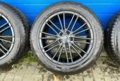 18" Aluett Wheels lichtmetalen velgenset met banden 5x114.3
