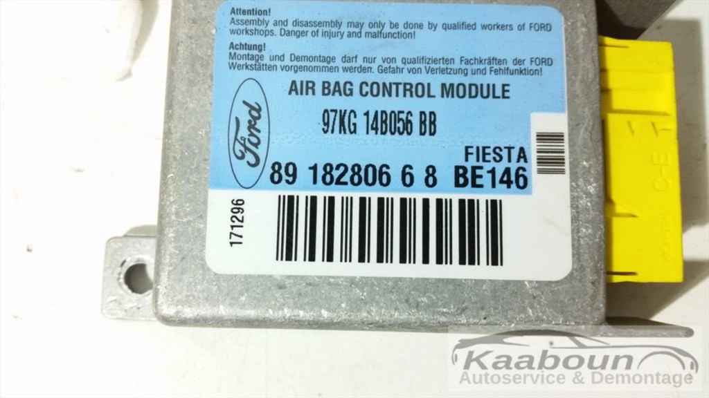 Afbeelding 3 van Airbag module / airbagmodule Ford Ka l 1996 - 2008