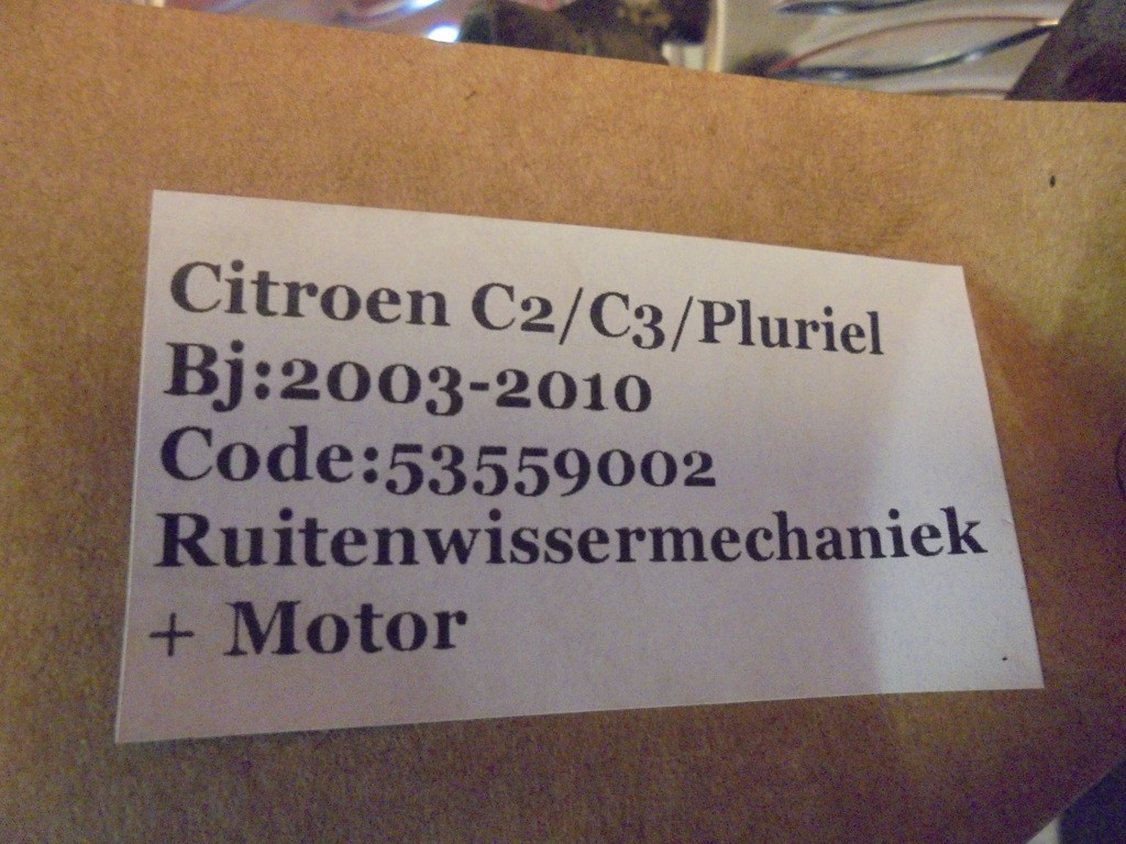 Afbeelding 3 van Citroen C3 - C2 ('03-'10) Ruitenwissermechaniek + Motor