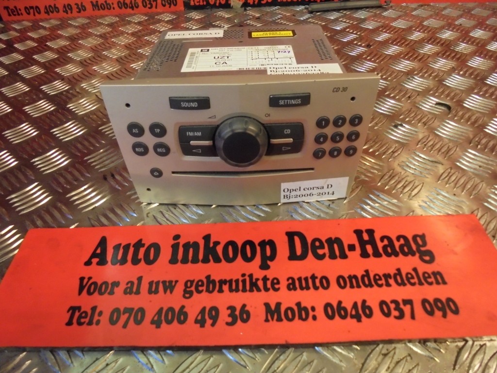 Afbeelding 1 van Opel Astra H/Corsa D ('04-'09) Originele Radio CD Met Code!