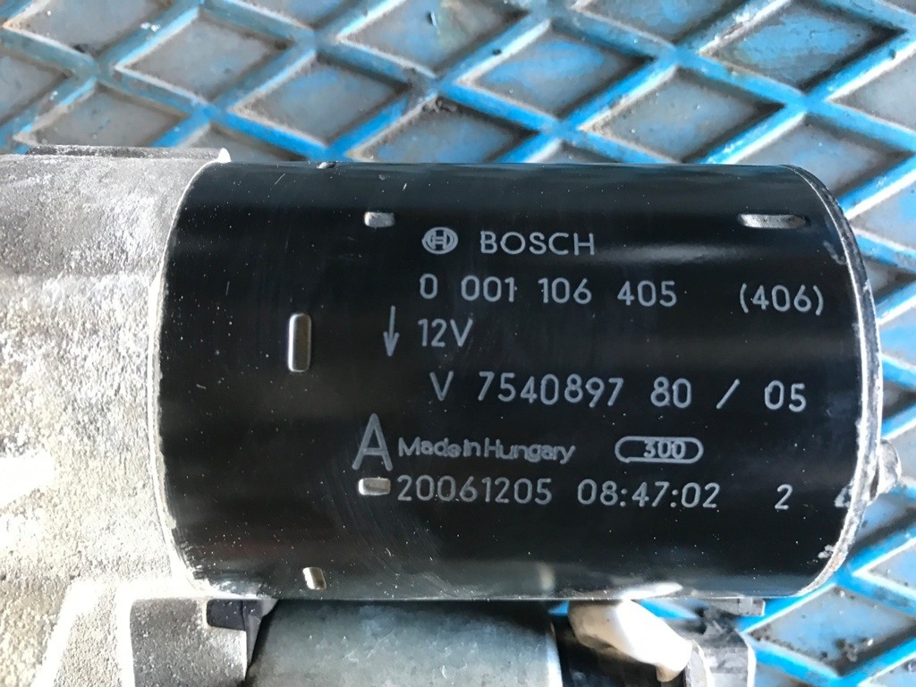 Afbeelding 3 van Mini Cooper One R56 ('06-'14) Startmotor Bosch 0001106405