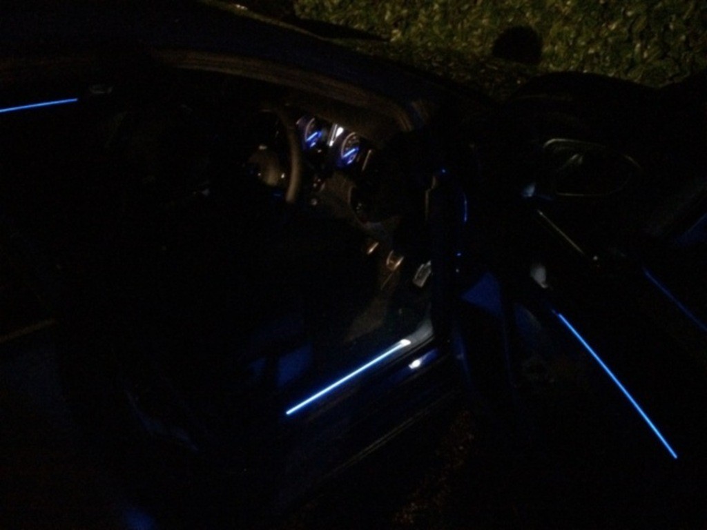 Afbeelding 1 van 5DRS INSTAP DORPELLIJST GOLF 7 GTE BLAUW LED AMBIENT LIGHT