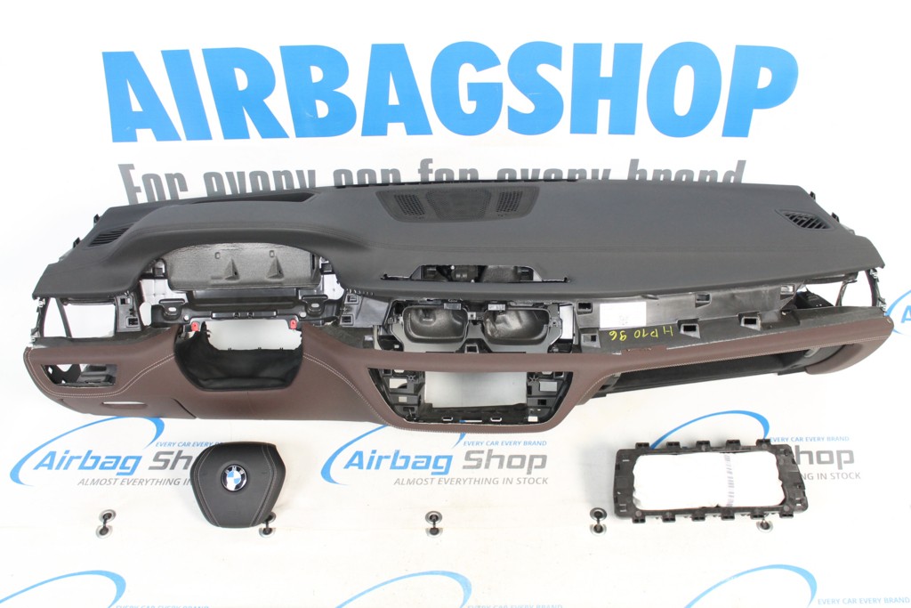Afbeelding 2 van Airbag set - Dashboard bruin HUD speaker BMW 7 G12 2015-....