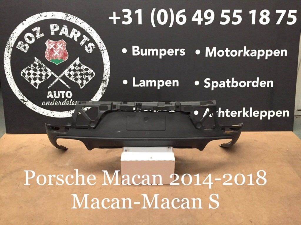 Afbeelding 1 van Porsche Macan achterbumper diffuser 2014-2018 origineel
