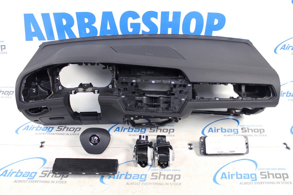 Afbeelding 2 van Airbag set - Dashboard zwart Volkswagen Touran (2015-heden)