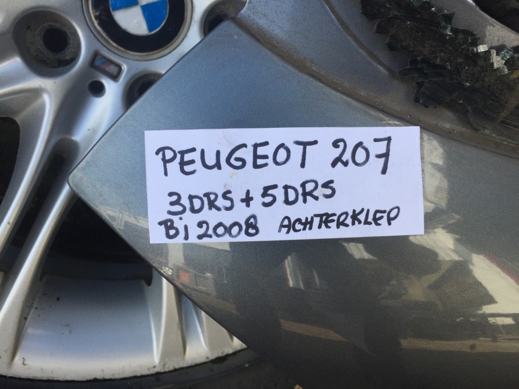 Afbeelding 4 van Achterklep Peugeot 207 ('06-'12)