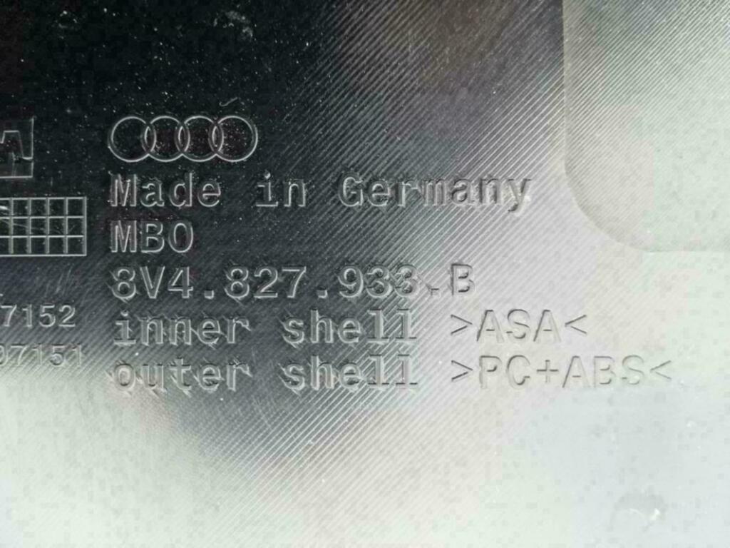 Afbeelding 3 van Audi A3 8V Dakspoiler Wit 8V4827933 Dak spoiler Origin 1923