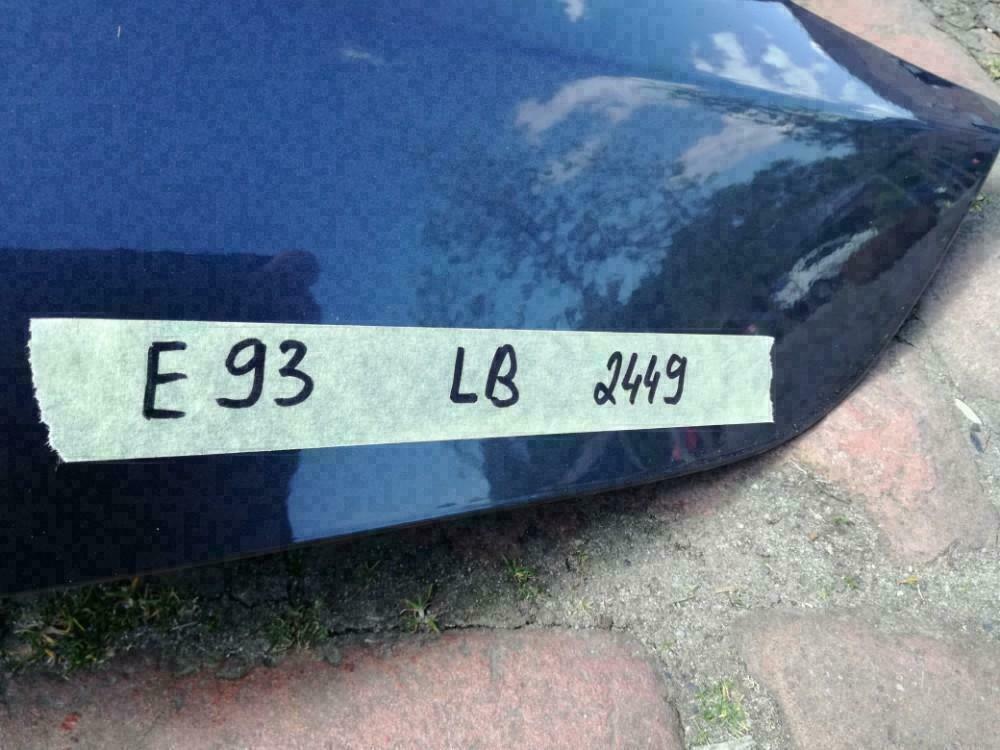 Afbeelding 10 van E93 Cabrio Achterklep LB 3 serie Origineel 2449