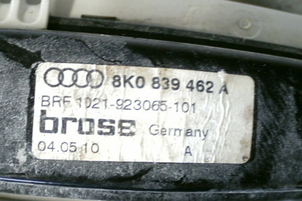 Afbeelding 3 van Raammechaniek RA 8K0839462A​ ​​Audi A4 B8 ('07-'16)​