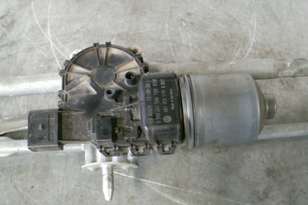 Afbeelding 3 van Ruitenwisser Mechanisme + Motor ​​6R1955023C VW Polo 6R