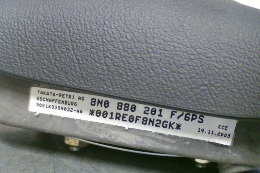 Afbeelding 3 van Airbag Stuur ​​8N0880201F​ ​​Audi TT 8N ('98-'06)​