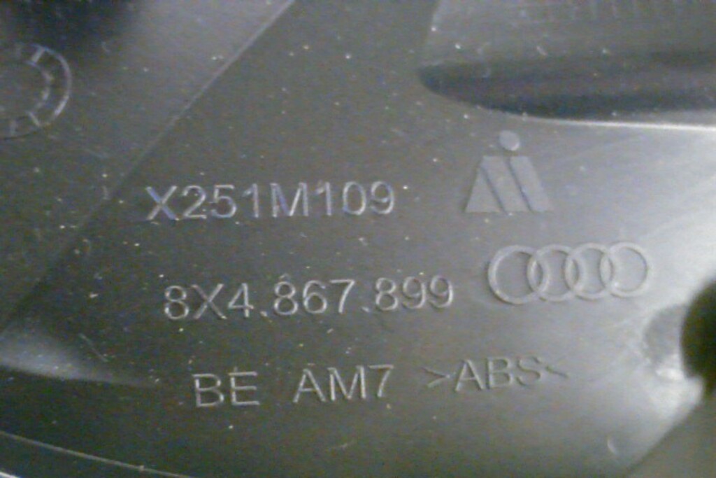 Afbeelding 7 van Deurgreep LA 8X4839019 Audi A1 8X ('10-'18)​