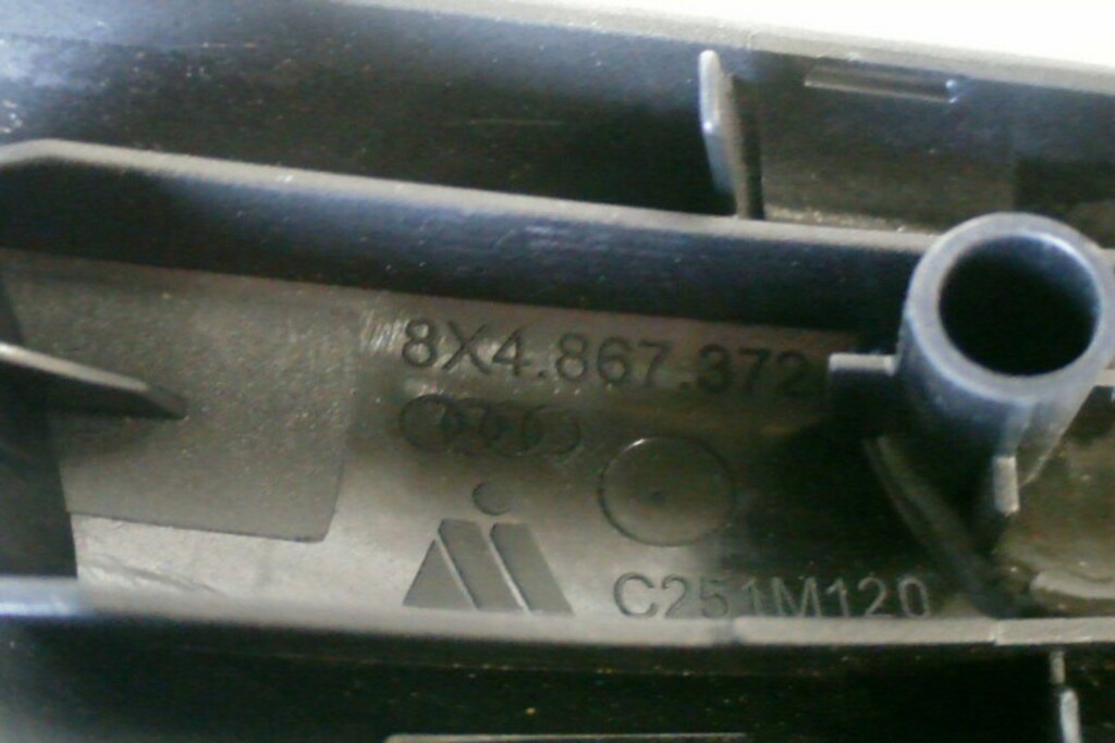 Afbeelding 3 van Deurgreep kapje RA 8X4867372​ ​​Audi A1 8X ('10-'18)​ 5DRS