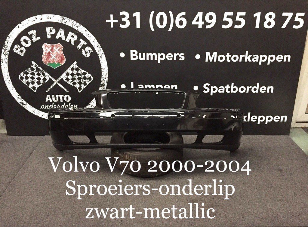 Afbeelding 1 van Volvo V70 voorbumper zwart metallic 2000-2004 origineel