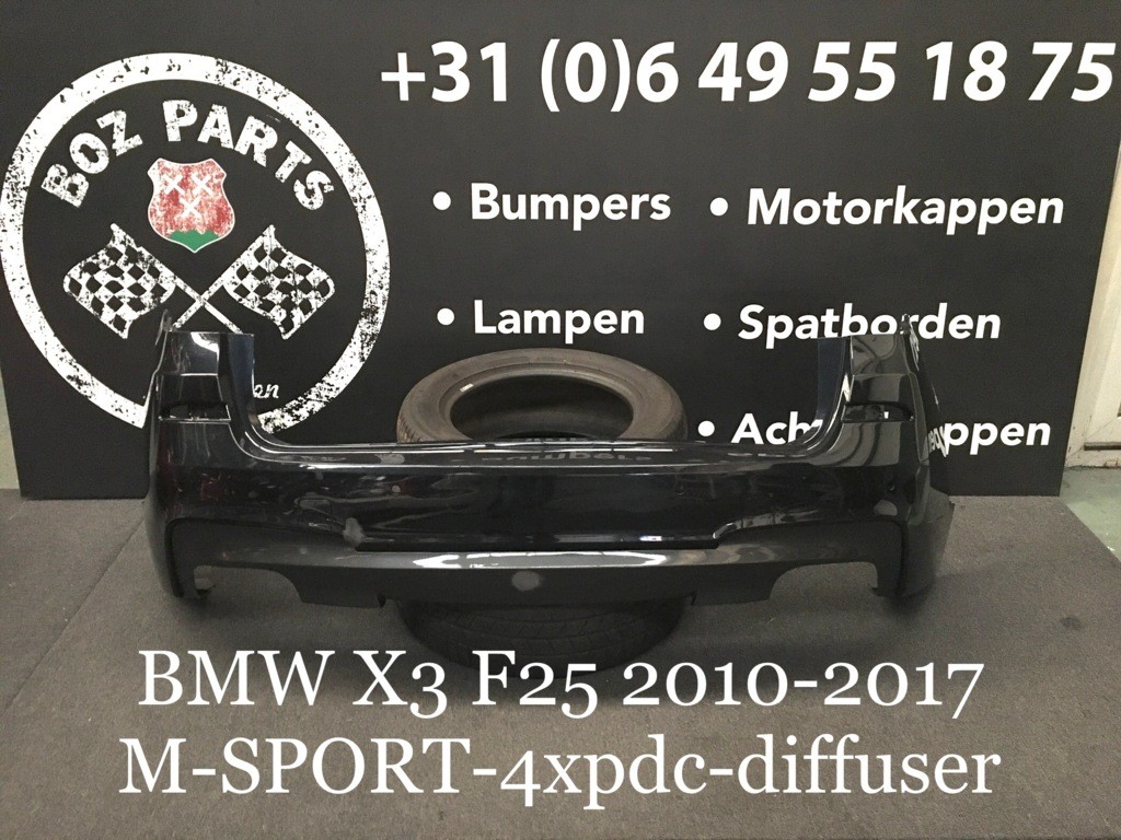 Afbeelding 1 van BMW X3 F25 M-SPORT achterbumper met diffuser 2010-2017