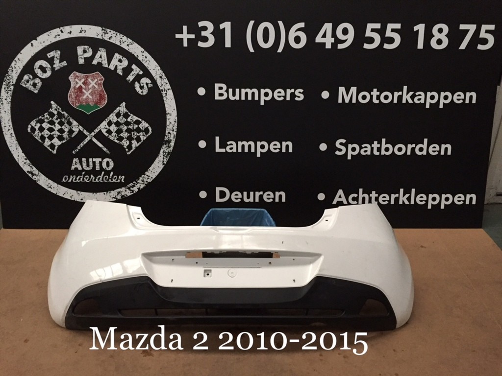 Afbeelding 3 van Mazda 2 achterbumper 2007 2008 2009 2010 2011 2012 2013 2014