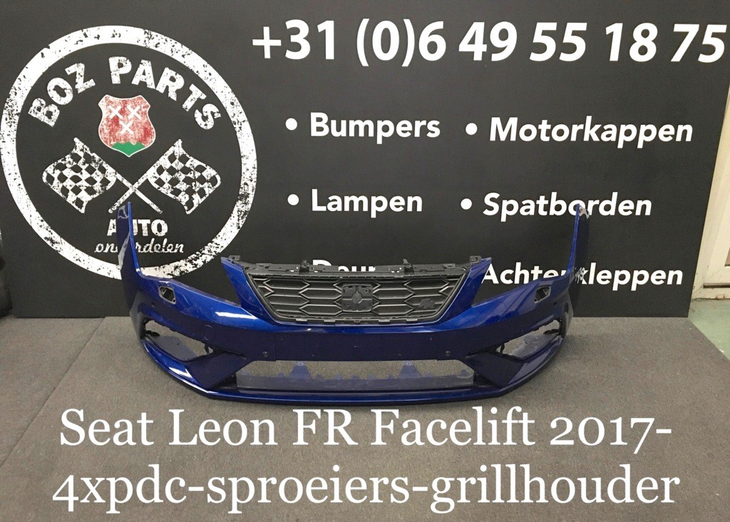 Afbeelding 2 van Seat Leon FR SPORT Facelift voorbumper 2017-2020 origineel
