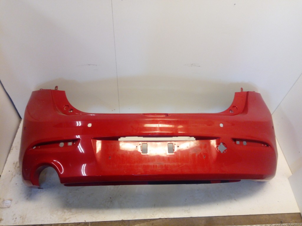 Afbeelding 1 van Achterbumper rood metallic Mazda 3 II ('09-'13) BBR550221F8N