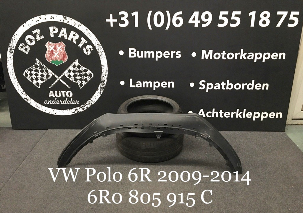 Afbeelding 1 van VW Polo 6R voorbumper onderlip spoiler 2009-2014 origineel