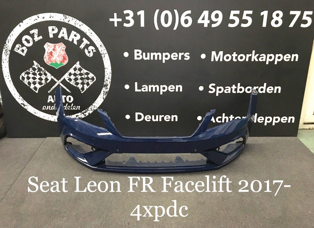 Afbeelding 3 van Seat Leon FR SPORT Facelift voorbumper 2017-2020 origineel