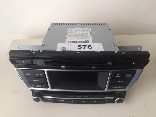 Afbeelding 4 van Radio cd speler Hyundai i20 inbouwframe 96170C8250SDH
