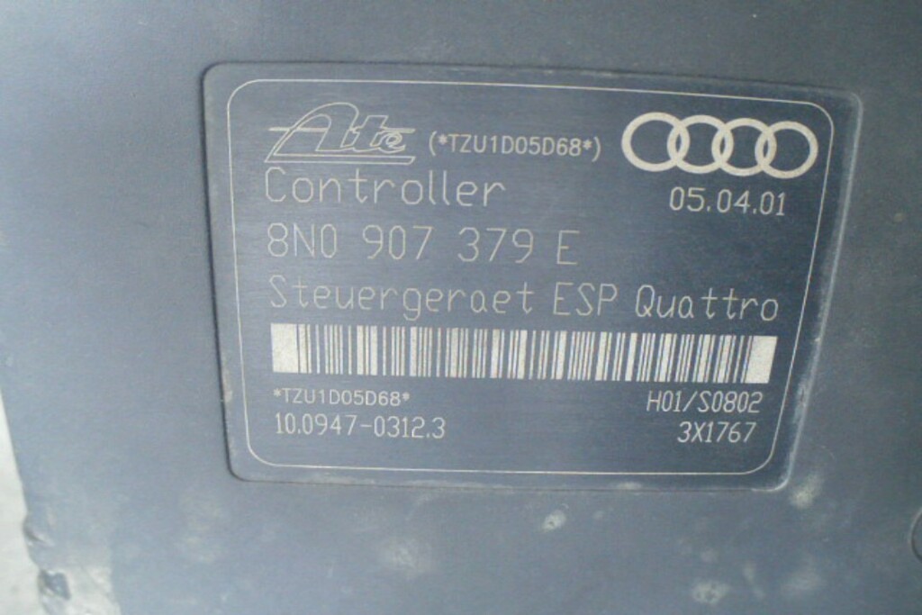 Afbeelding 5 van ABS pomp 8N0907379E Audi TT 8N 1.8T 20V Quattro ('99-'06)​