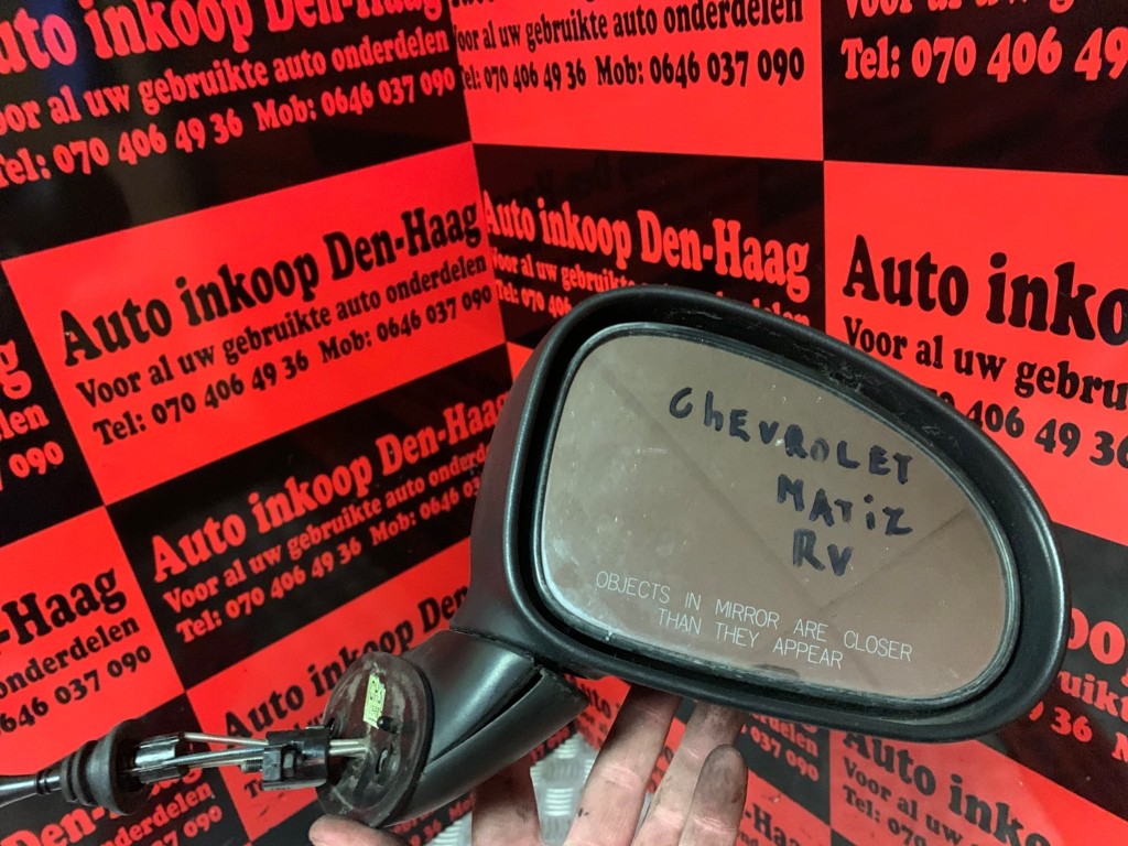 Afbeelding 2 van Chevrolet Matiz ('05-'10) Buitenspiegel Rechts