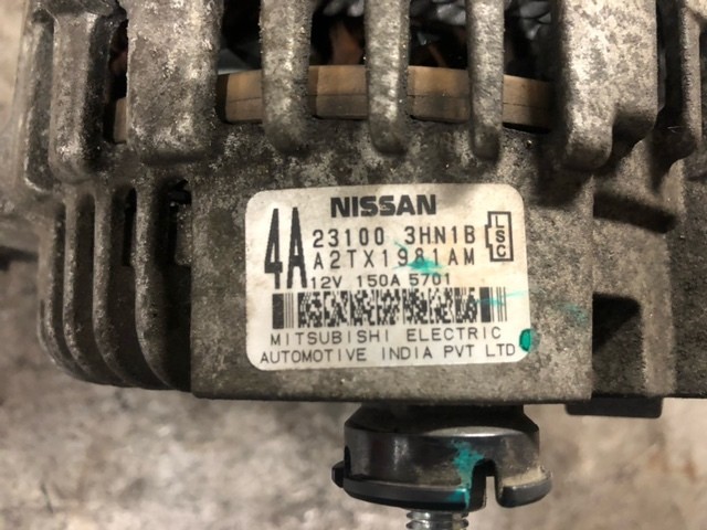 Afbeelding 2 van Dynamo origineel 150a Nissan Micra III ('03-'11) 231003hn1b