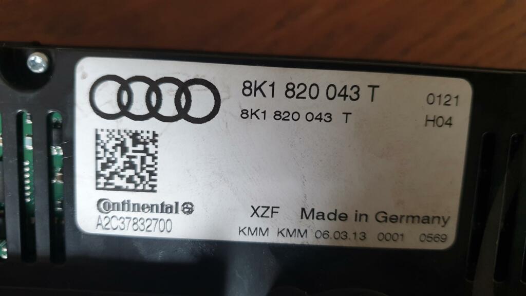 Afbeelding 2 van Audi A4 B8 A5 Climatronic paneel 8K1820043T