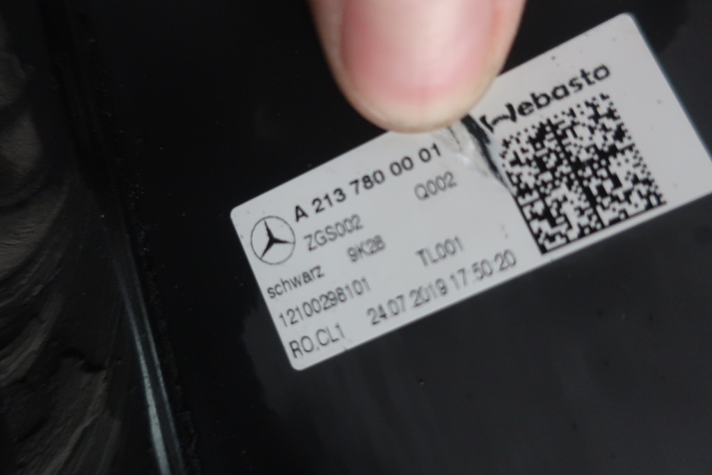 Afbeelding 3 van Panoramadak glas Mercedes E-klasse W213 Sedan A2137804100
