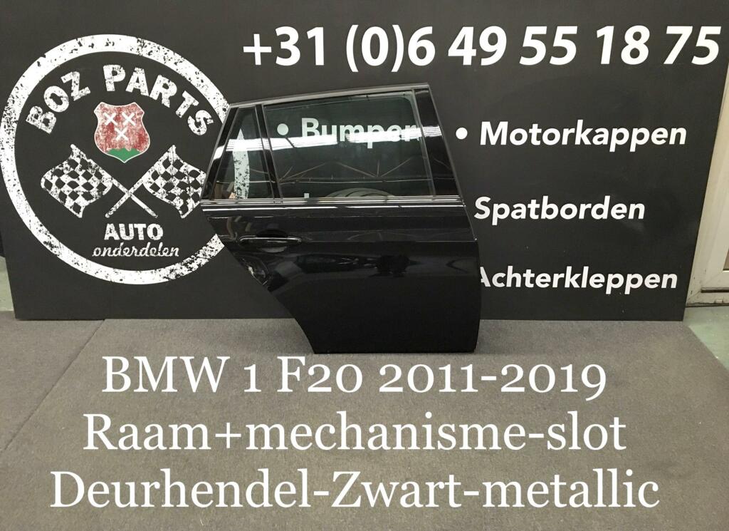 Afbeelding 1 van BMW 1 serie F20 Deur Portier Rechts Achter 2011-2019 Zwart