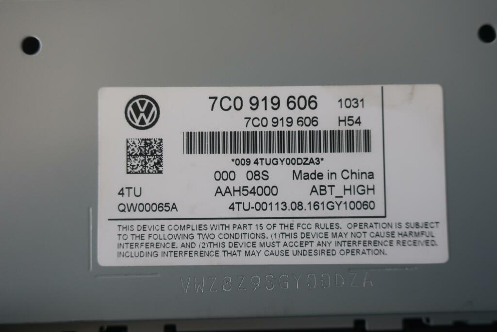Afbeelding 4 van Display multi media regelunit Volkswagen Tiguan 7C0919606