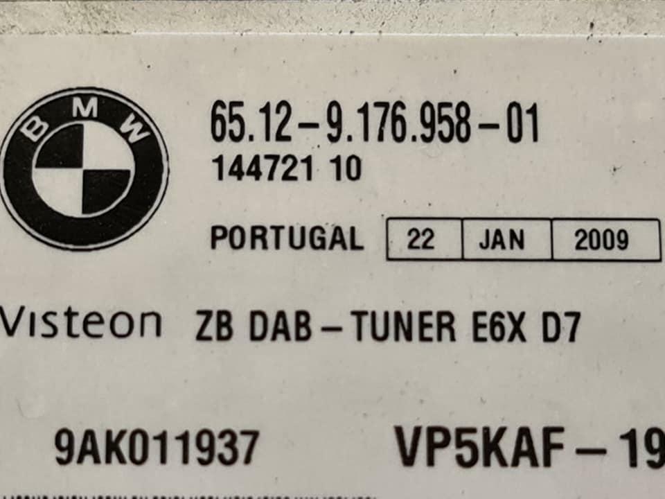 Afbeelding 5 van DAB+ tuner BMW 1-serie E81 E87 E90 E91 E92 X1 Z4 65129176958