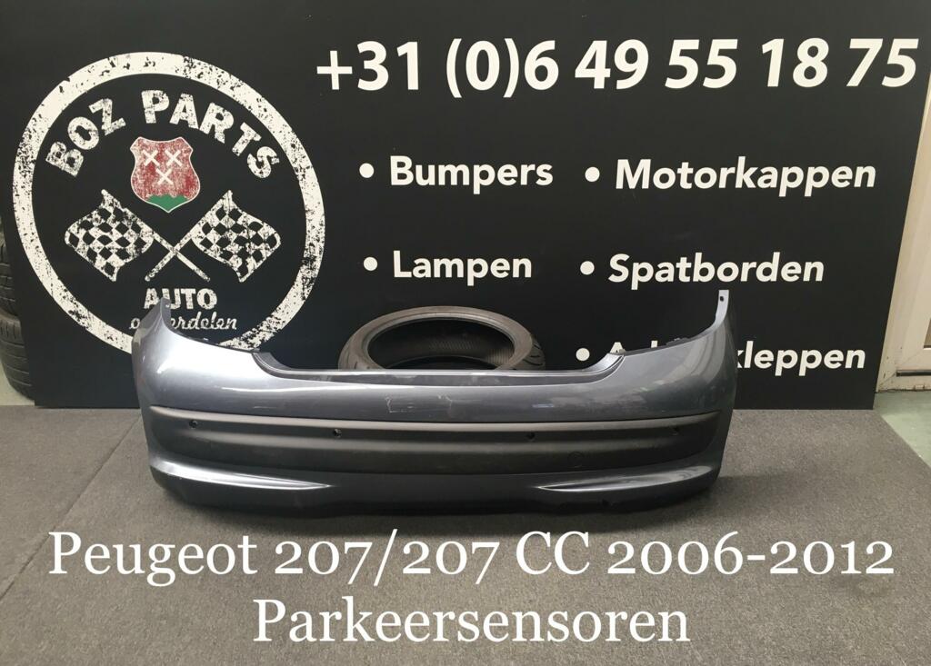 Afbeelding 2 van Peugeot 207 en 207 CC Cabrio achterbumper 2006-2012
