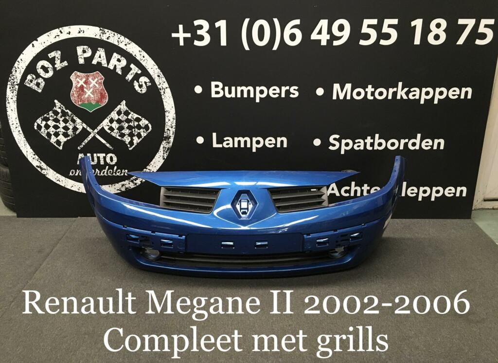 Afbeelding 1 van Renault Megane voorbumper compleet 2002-2006 origineel