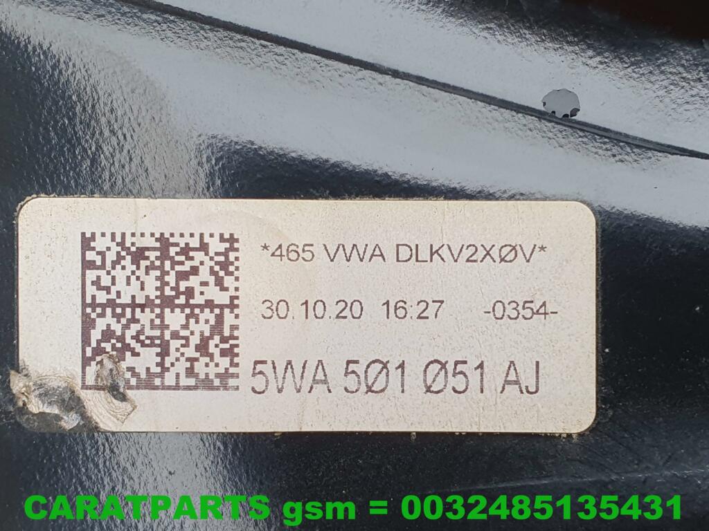 Afbeelding 6 van 5wa501051aj 5q0505225c VW draagarm Audi Seat Skoda Cupra