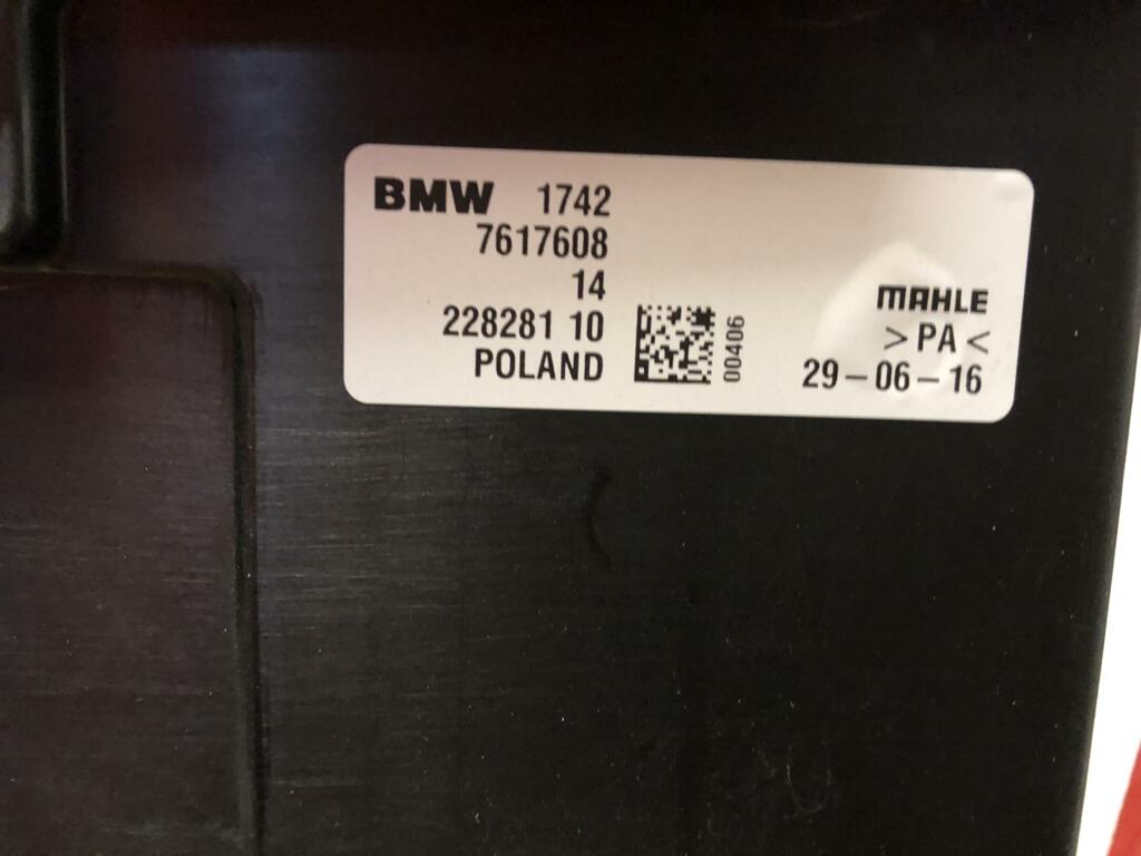 Afbeelding 4 van Koelventilator origineel BMW 2-serie F45 ('14->) 17427617608