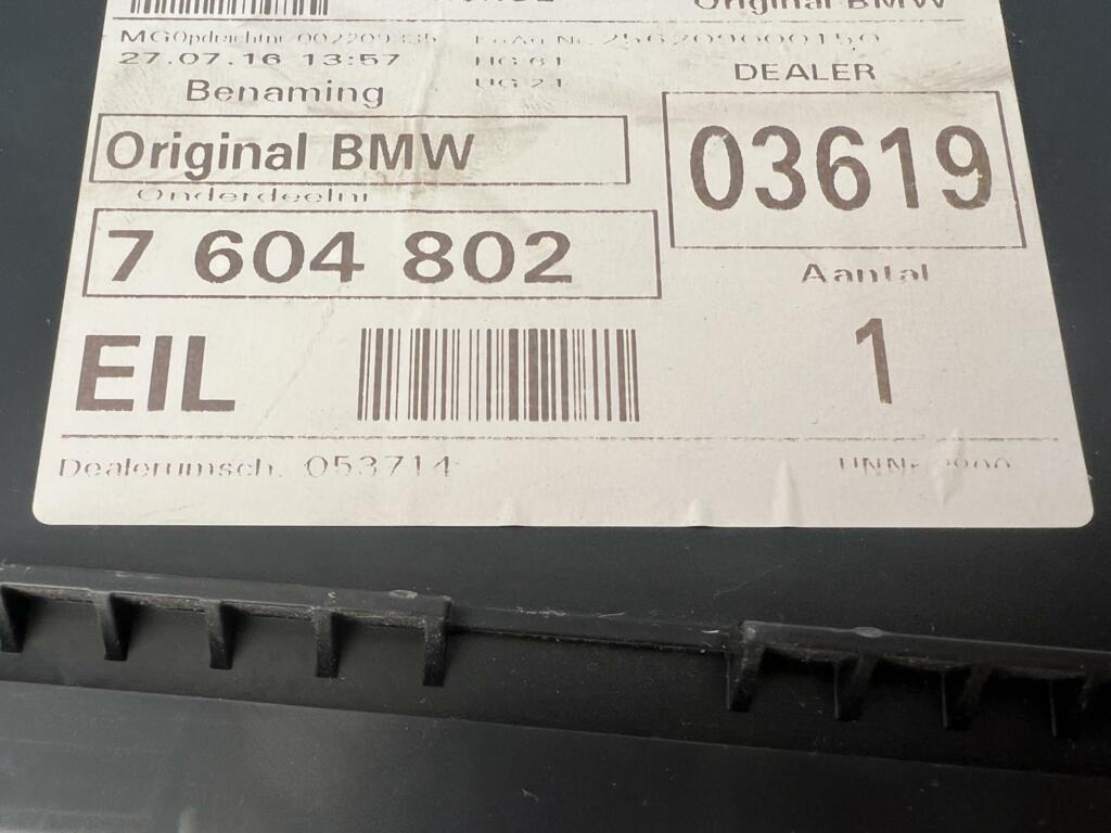 Afbeelding 4 van BMW Mini AGM Accu 7604802 Nieuw  F45 F48 G11 Origineel 482