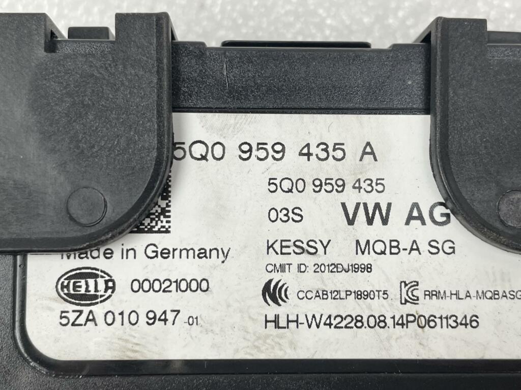 Afbeelding 4 van Module keyless vehicle Volkswagen Audi Skoda 5Q0959435A