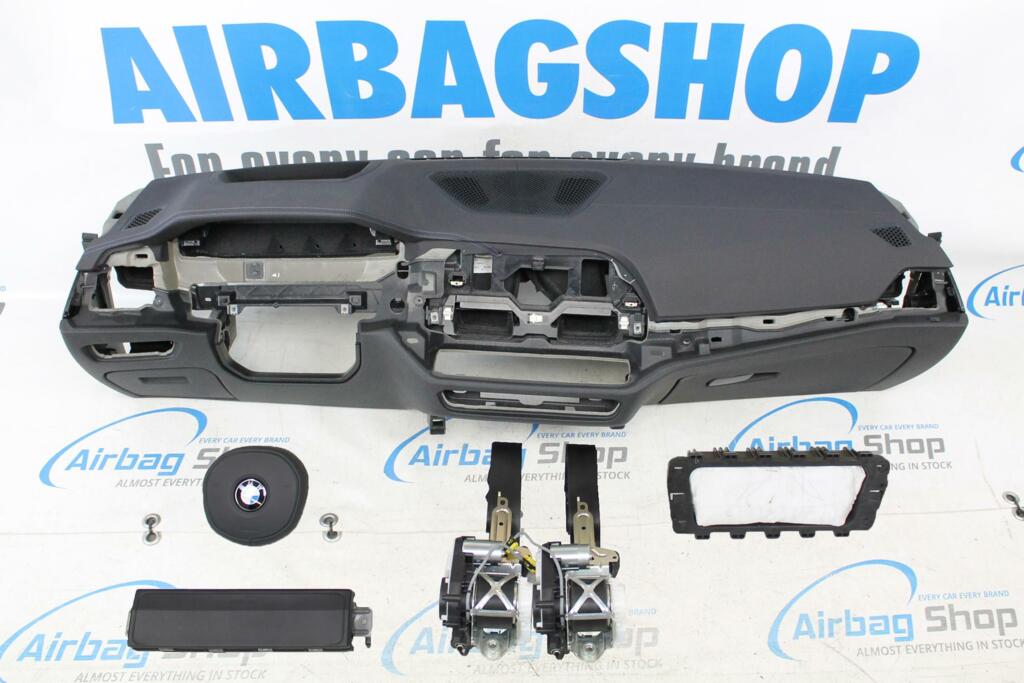 Afbeelding 2 van Airbag set Dashboard M HUD blauw stiksels BMW 3 serie G20