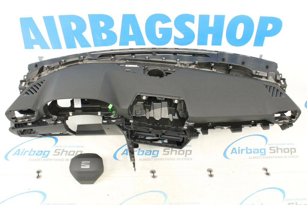 Afbeelding 2 van Airbag set - Dashboard zwart Seat Leon Mk4 (2020-heden)
